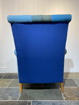 "Blue Chair (low and High arm)" available at Artifex 