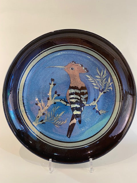 "Hoopoe Coupe Plate" available at Artifex 