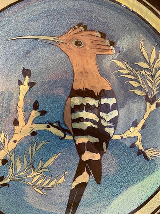 "Hoopoe Coupe Plate" available at Artifex 