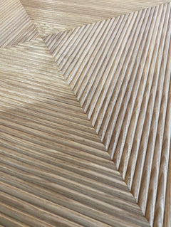 "Ribbed Table in English Ash" available at Artifex 