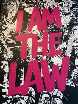 "I Am The Law Painting" available at Artifex 