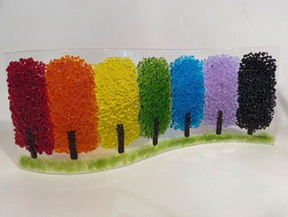 "Fused Glass Tree Curve" available at Artifex 