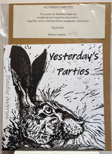 Yesterdays Parties Blandine Anderson Book & Limited Edition Print