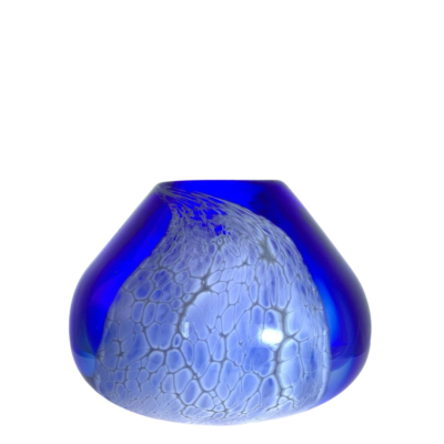 "Surf Vase in Cobalt" available at Artifex 