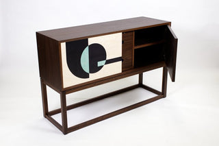 "Blue Construct Cabinet" available at Artifex 