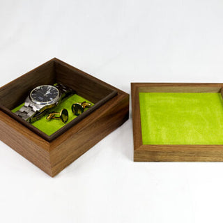 "Green Prism Square Box" available at Artifex 