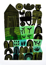 "Man with Wheelbarrow" available at Artifex 